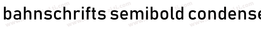 bahnschrifts semibold condensed字体转换